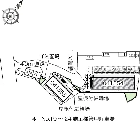 ★手数料０円★千葉市中央区浜野町 月極駐車場